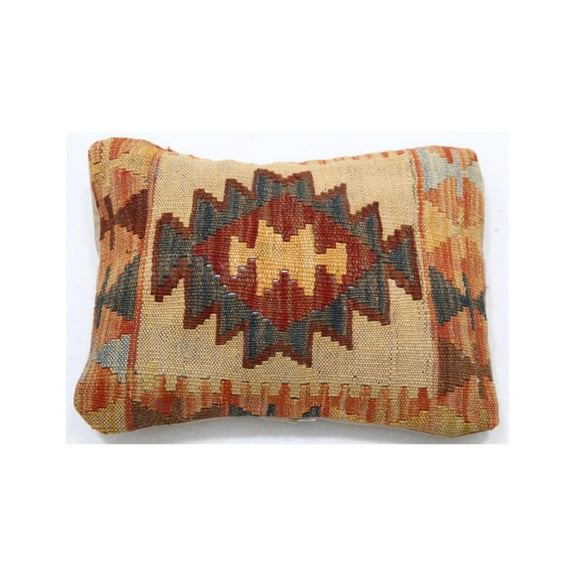 Hand Woven Tribal Wool Pillow - 1'0'' x 1'5''