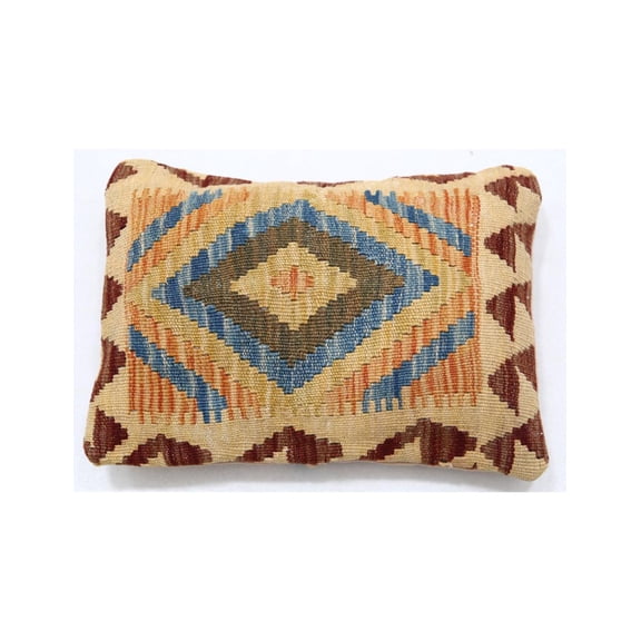 Hand Woven Tribal Wool Pillow - 1'0'' x 1'5''