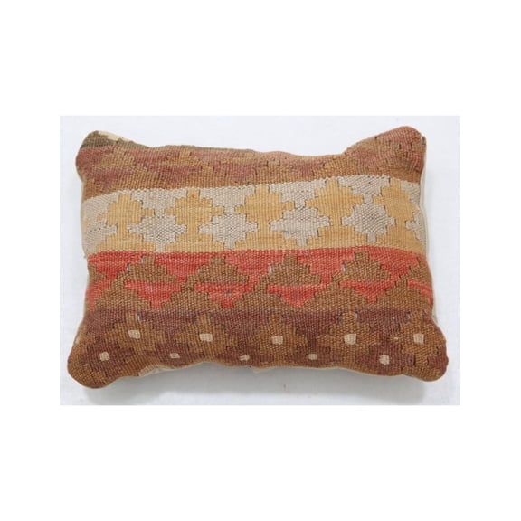 Hand Woven Tribal Wool Pillow - 1'0'' x 1'5''