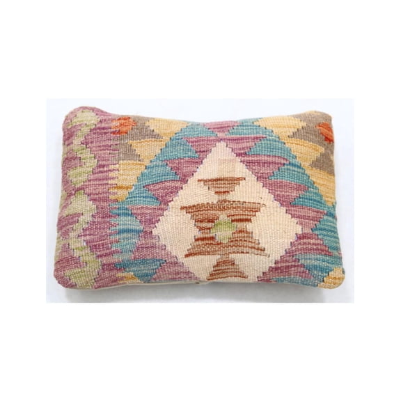 Hand Woven Tribal Wool Pillow - 1'0'' x 1'5''