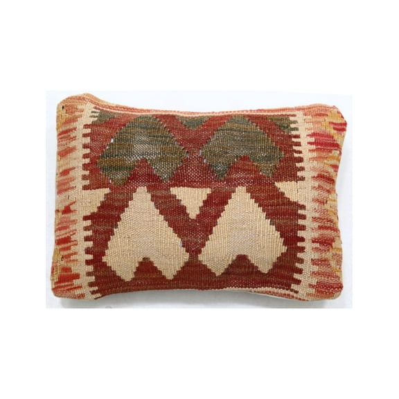 Hand Woven Tribal Wool Pillow - 1'0'' x 1'5''