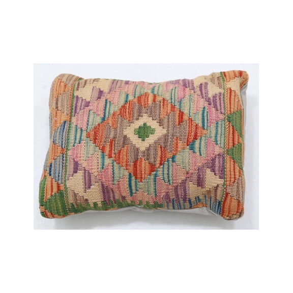 Hand Woven Tribal Wool Pillow - 1'0'' x 1'5''