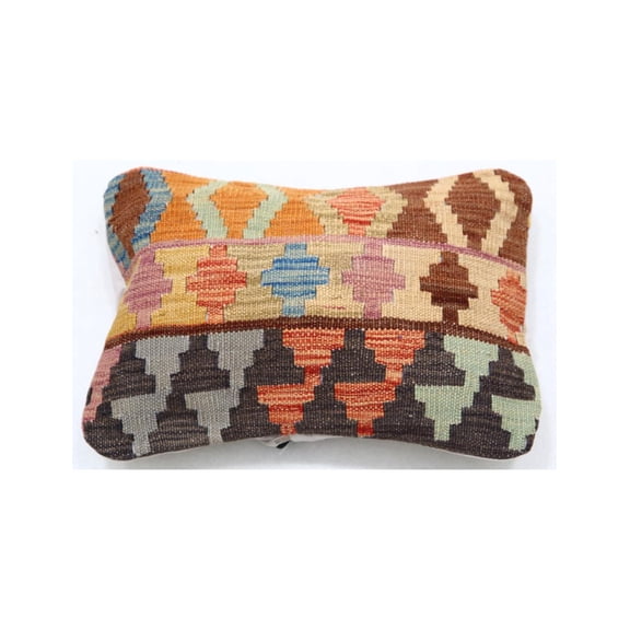 Hand Woven Tribal Wool Pillow - 1'0'' x 1'5''