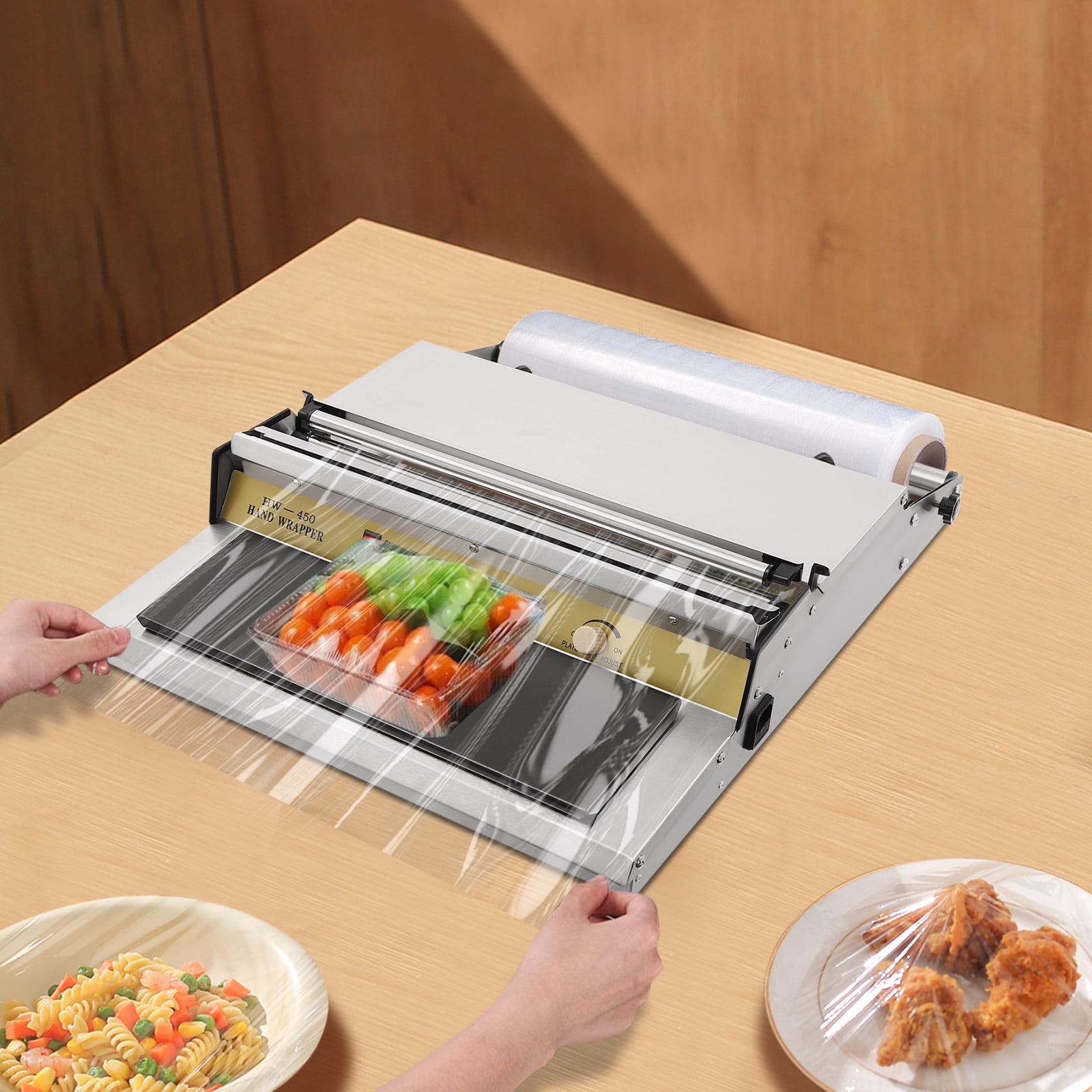 Hand Wrapping Machine, Width Film Wrapper, Wrapping Machine For Food ...