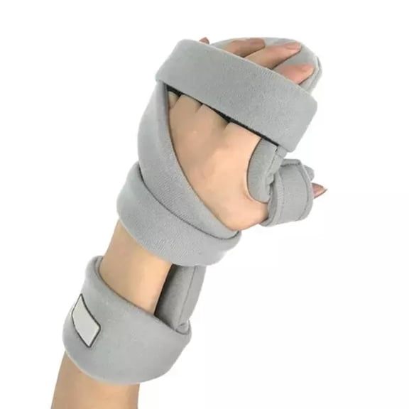 Hand/Wrist Immobilizer Splint  Rigid Composite, Foam Padding, 4 Adjustable Straps, Breathable, Ergonomic, Injury/Stroke