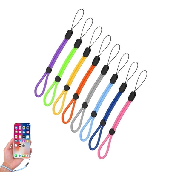 Hand Wrist Strap Lanyard 8pack Flashlight Lanyards Colorful Adjustable Phone Straps for Outdoor Nylon Straps for Phone Cases Camera