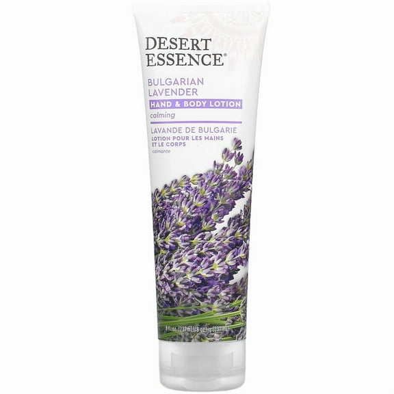 (Pack of 1)Desert Essence, Hand and Body Lotion, Bulgarian Lavender, 8 fl oz(Pack of 1)