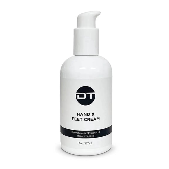 DT Collagen Urea Cream for Cracked Heels, Dry Hands & Feet - Lactic Acid & Collagen Moisturizer, Softens Rough Skin, Fast-Absorbing, Paraben Free, 4 oz