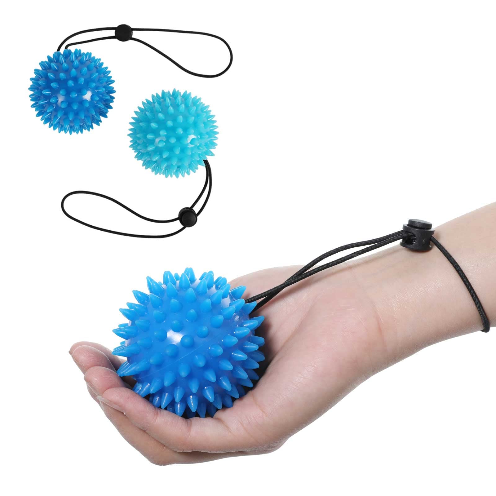 Hand balls for exercise and physical therapy (2 Pack) Adjustable