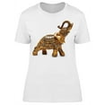 thumbnail image 1 of Hand-crafted Elephant Sculpture T-Shirt Women -Image by Shutterstock, Female x-Large, 1 of 2