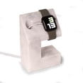 thumbnail image 1 of Hand crafted genuine marble iwatch charging stand., 1 of 1
