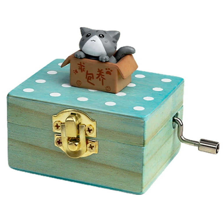 Small wooden 2024 music box