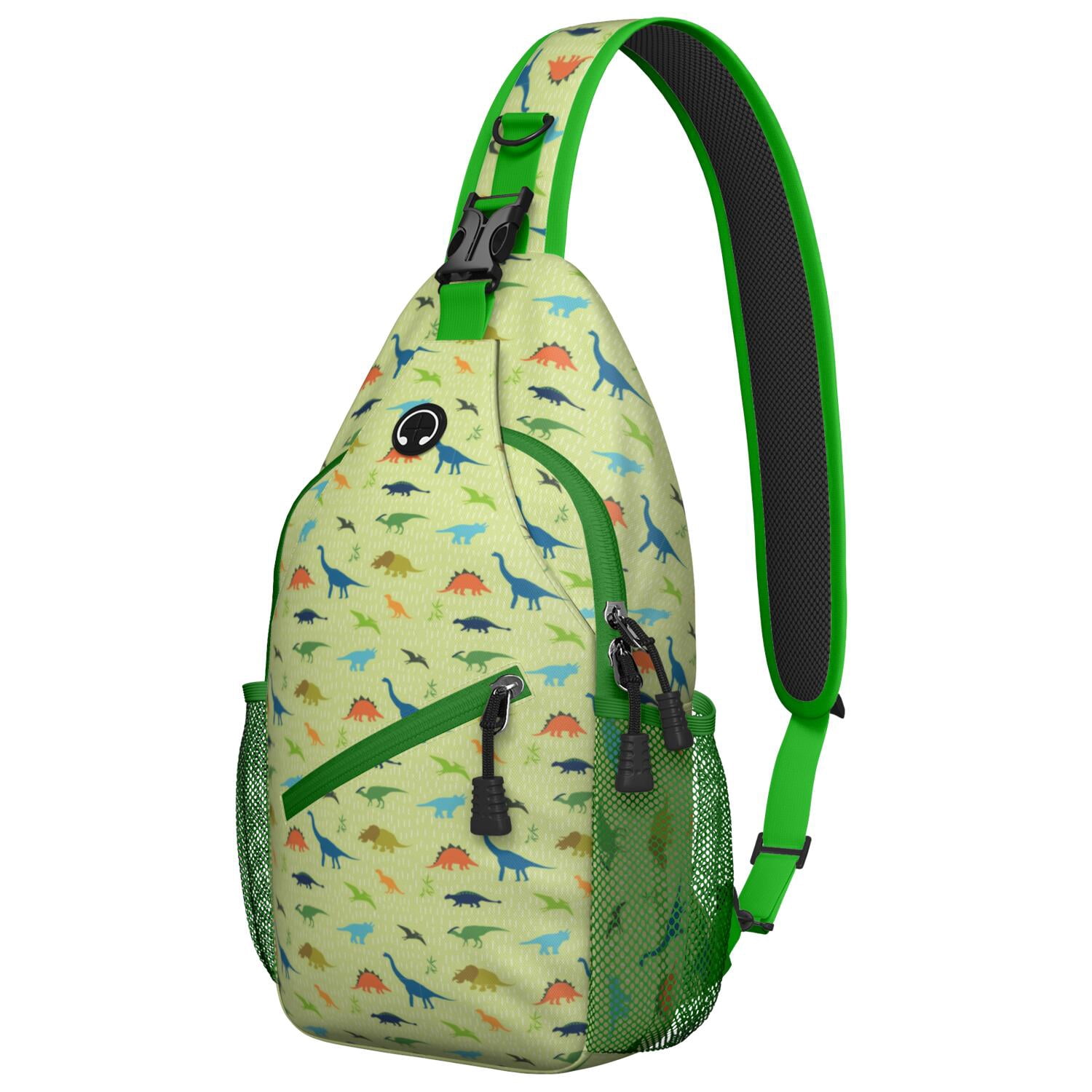 Polyester Crossbody Backpack with Cartoon Print for Gym Travel Casual Funny 67 Number Meme Print Backpack for Women Men Large  main image 2