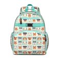 thumbnail image 1 of Hand-drawn Dog Graphic Students Backpack Cute Pet Illustration with Natural Elements for Student, 1 of 2