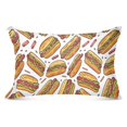 thumbnail image 1 of Hand-drawn Hot Dog Plush Pillow Cases King Size Ultra Soft Warm Pillowcases with Zipper 20"x40", 1 of 9