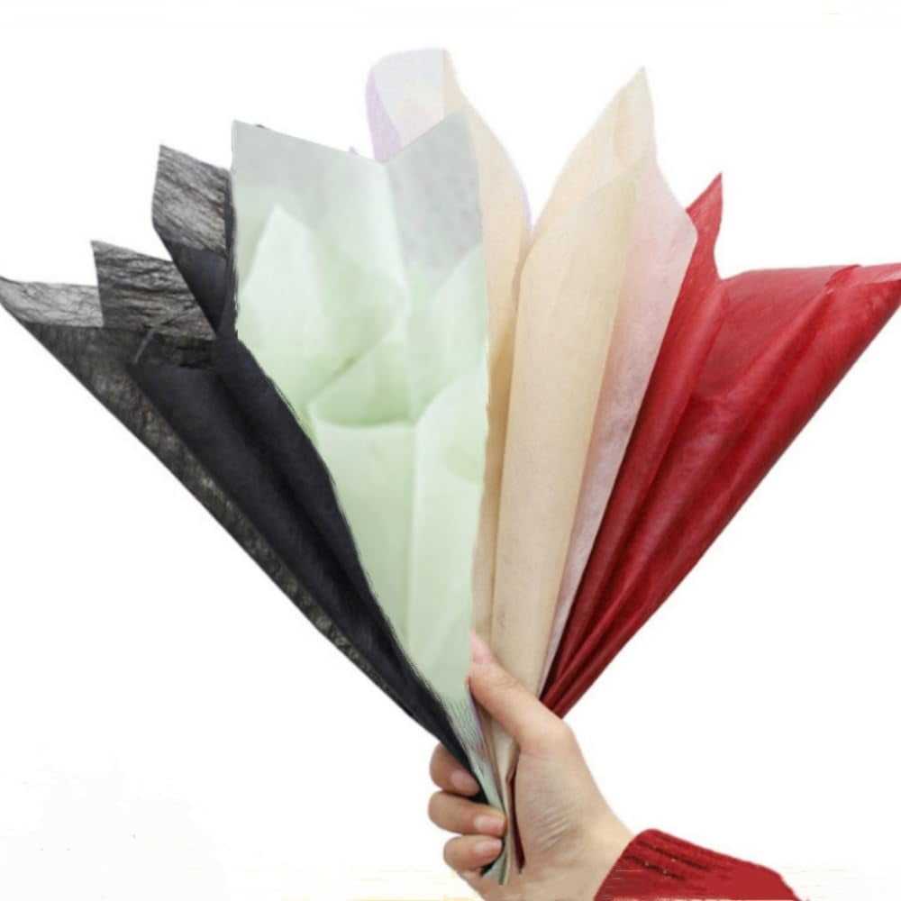 Handdrawn Tissue Flower Wrapping STF9 Paper Korean Nonwoven