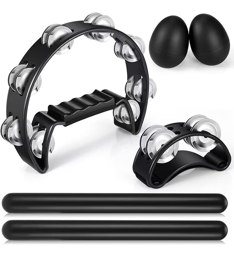 Hand drum, children, adults, KTV、 Half moon shaped hand drum and egg shaker exclusively for parties