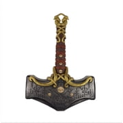 Hand forged Mjolnir 26.45lb, Handmade Thor hammer with luminescent runes