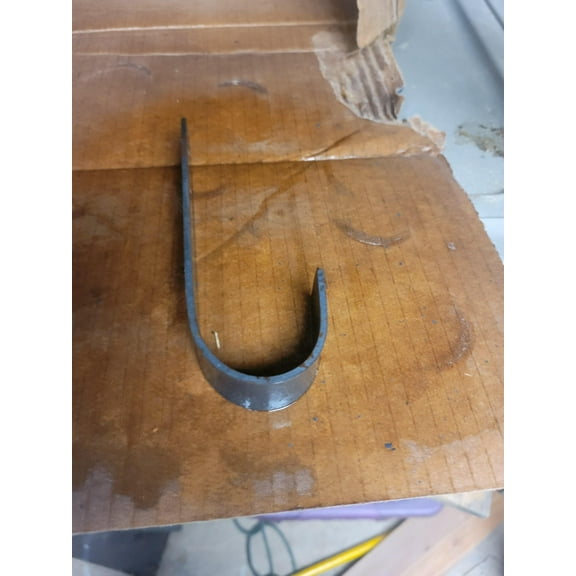 Hand forged Steel water resistant flat bar coat hook