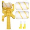 Hand-held Clean-cut Paint Edger Roller Brush for Corner Decor Supplies (1 Rack 2Brush 3 Roller)