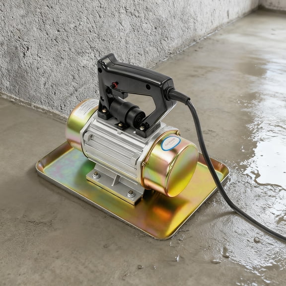 Hand-held Flat Plate Vibrator, Electric Troweling Concrete Vibrator, Portable Cement Vibrating Machine