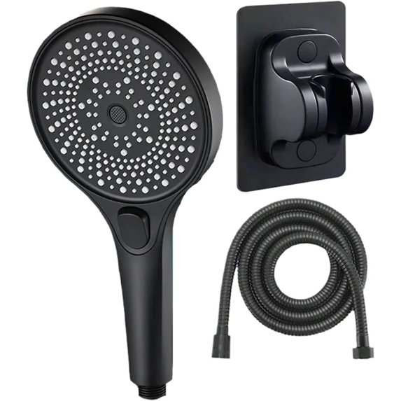 Hand-held Pressurized Shower Head, Ultra-powerful Water Outlet Shower with Large Panel
