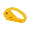 thumbnail image 1 of Hand held Safety Sliding Wrapping Paper Cutter with Hidden Blade and Hand le for Vinyl Wrap Gift Wrapping in Yellow, 1 of 2