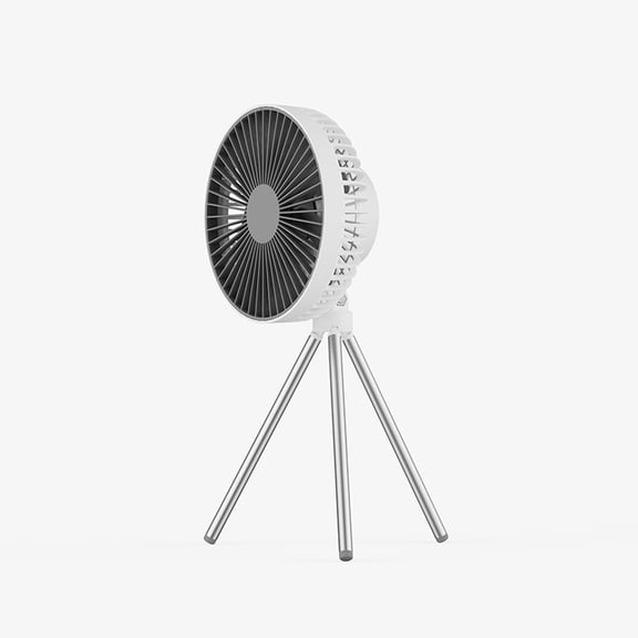 Hand-held Tripod Fan Portable Desktop Fan Low Noise 3 Speed Control Tripod Table-Stand 4000Mah Rechargeable