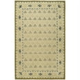 thumbnail image 1 of Hand-hooked Morocco Ivory/ Blue Polypropylene Rug (6' x 9'), 1 of 5