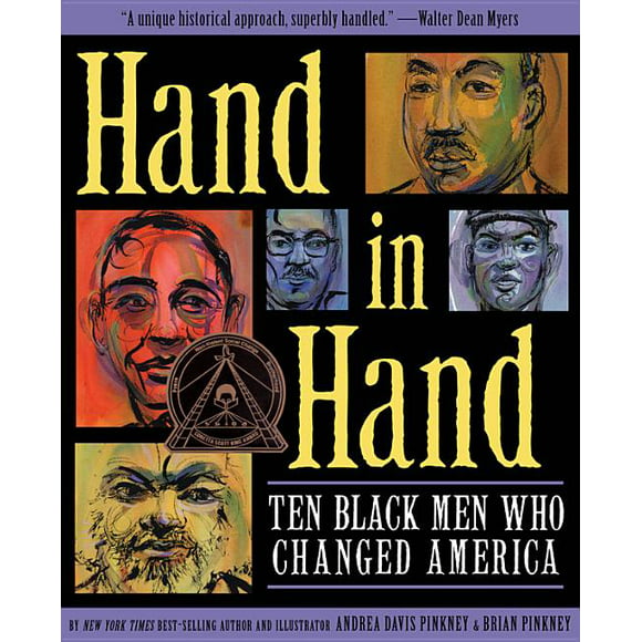 Hand in Hand : Ten Black Men Who Changed America (Coretta Scott King Author Award Winner) (Hardcover)
