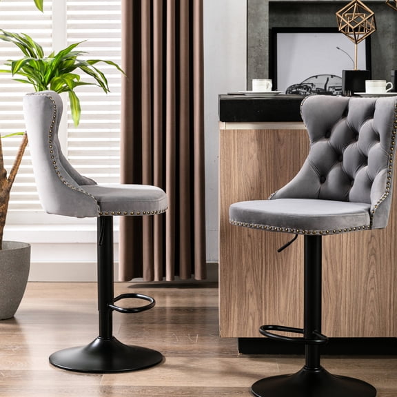 Hand - made Backrest Pull - ups / Adjustable Height Barstools for Dining