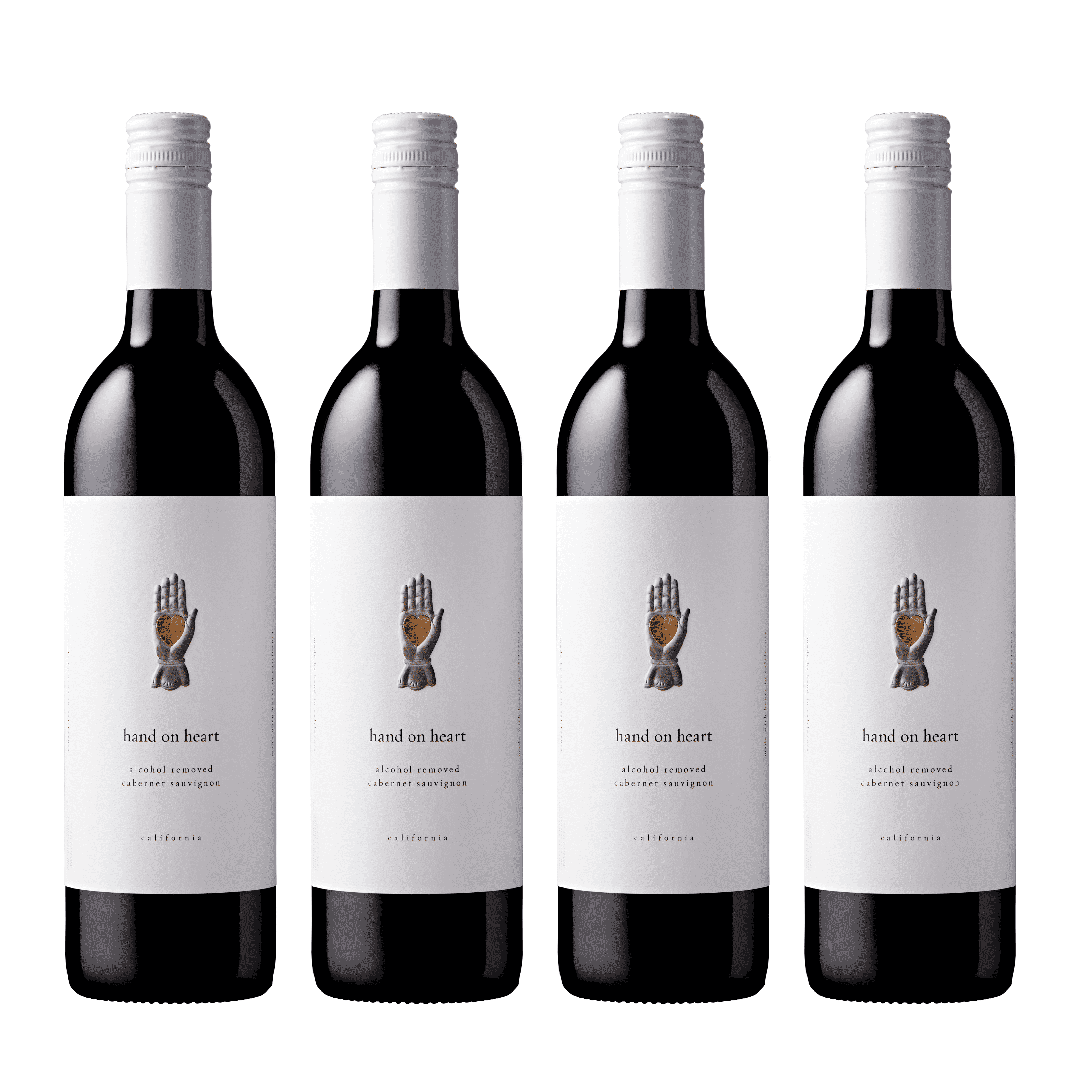 Hand on Heart Non-Alcoholic Cabernet Sauvignon 4-Pack (750ml)