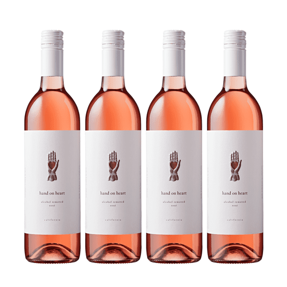 Hand on Heart Non-Alcoholic Rose - 4 Pack (750ml)