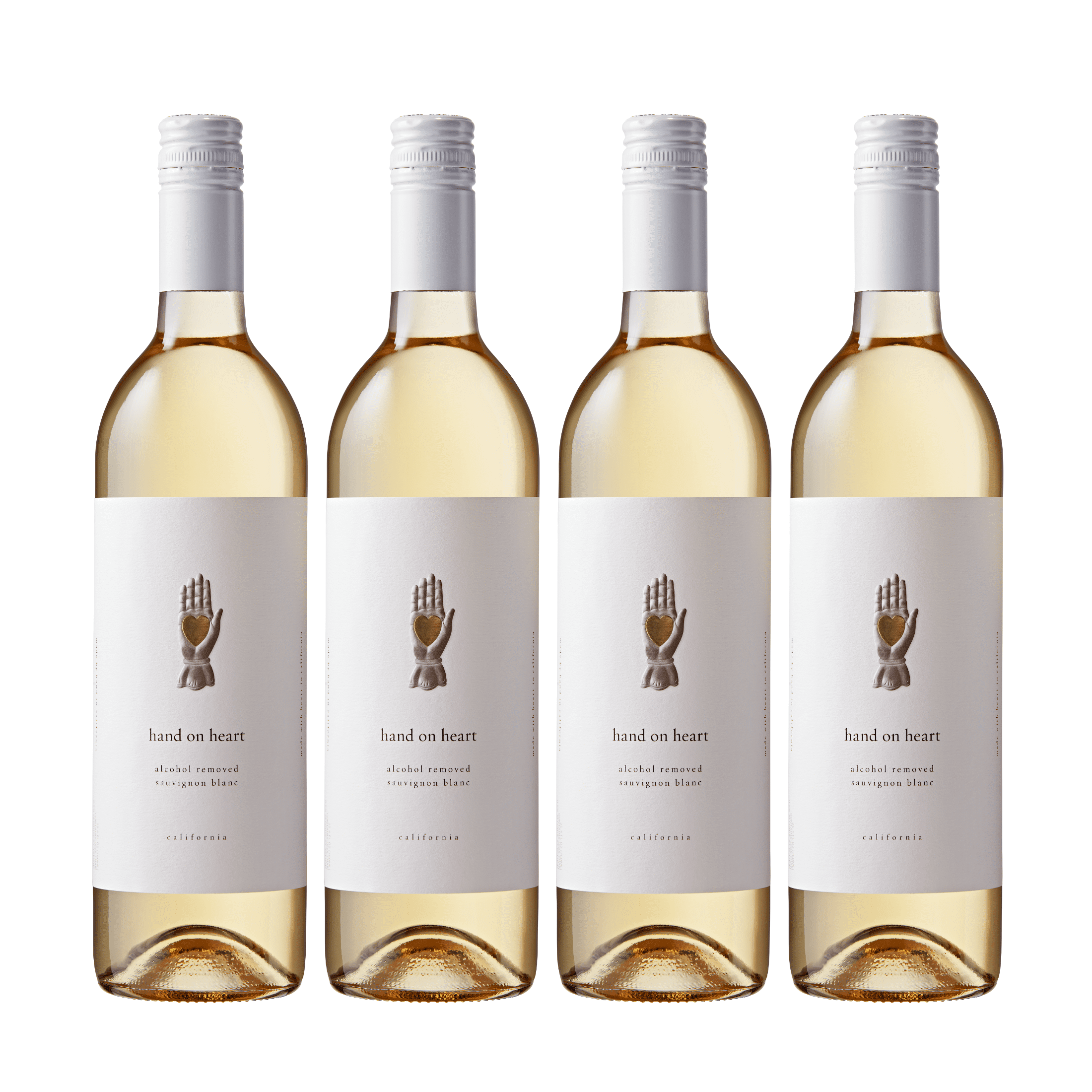Hand on Heart Non-Alcoholic Sauvignon Blanc - 4 Pack