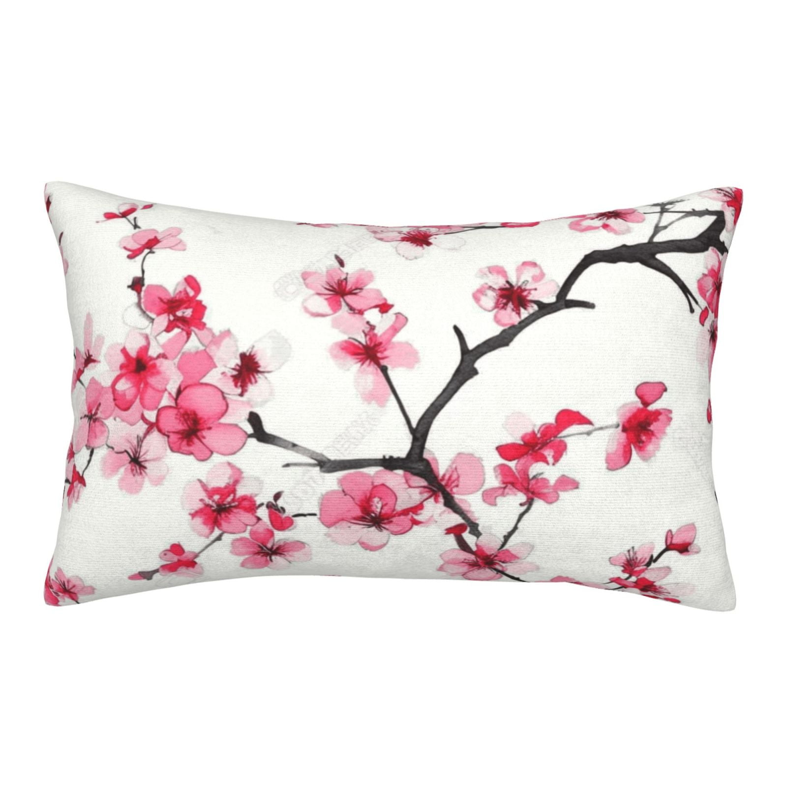 Handpainted designs of flowers Waist pillow case Decorative large