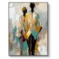 thumbnail image 1 of Hand-painted oil painting vertical abstract figure artwork oil painting wall art painting canvas wall decoration,102*76cm (40*30) inches, unstretched frameless, 1 of 4
