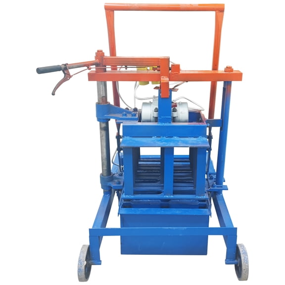 Hand-propelled Hollow Soil Block Brick Molding Machine H4 Hole Type 220V