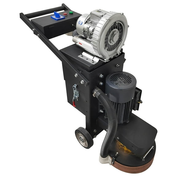 Hand-push Cement Ground Grinder Concrete Floor Polisher with 20L Dust Collection Box 220V