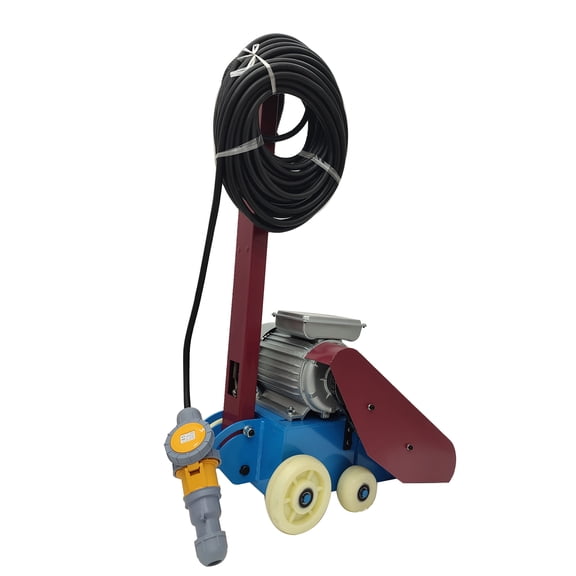 Hand-pushed Electric Deck Rust Remover Steel Plate Surface Rust Remover Removing Machine 8-10m/s 110V
