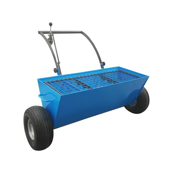 Hand-pushed Spreader Steel Abrasive Aggregates Push Spreader