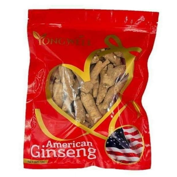 Hand-selected American Ginseng Root Large Medium-Short Size (4oz. Gift Bag