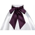 thumbnail image 1 of Hand tie Satin Sash for Bridal Shower Special Occasion Wedding Decoration Pageant Birthday Wedding Accessory Party Accessory DIY Plain Sash, 1 of 1