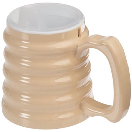 Hand-to-hand mug, 10 oz with spout lid