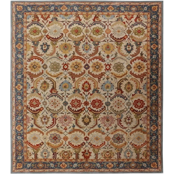 Hand tufted Eva Abbey wool area rug - 3' x 5'