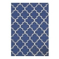 thumbnail image 1 of Hand-tufted Wool Blue Traditional Trellis Moroccan Rug, 1 of 5
