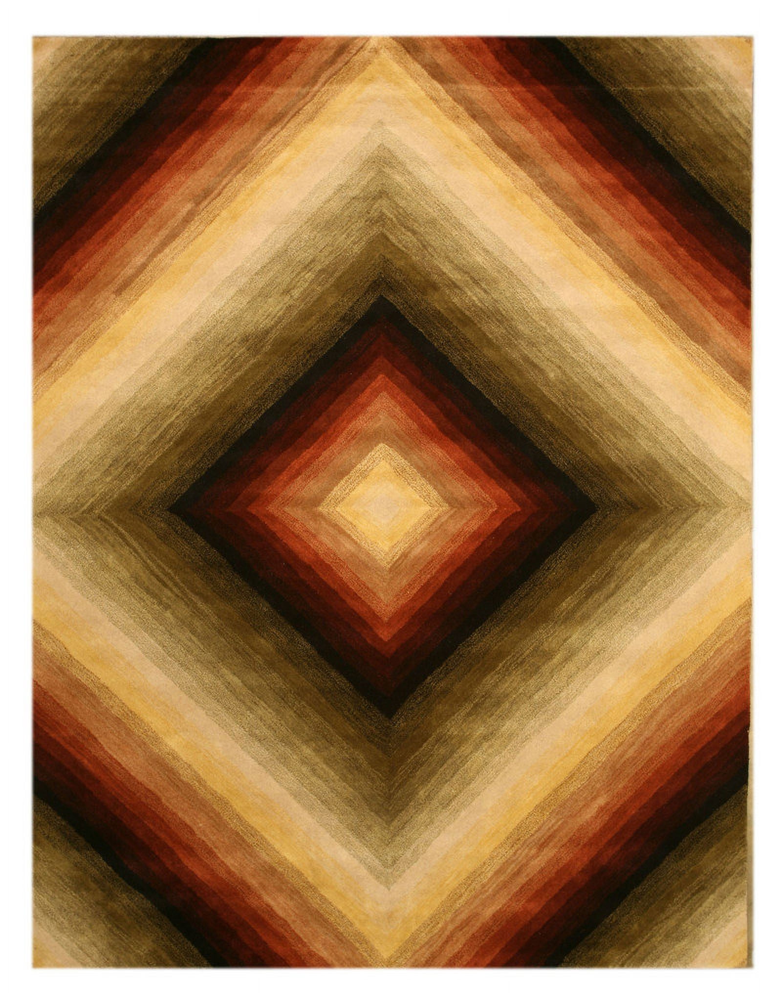 Hand-tufted Wool Contemporary Abstract Desert Star Rug