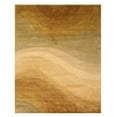 thumbnail image 1 of Hand-tufted Wool Gold Contemporary Abstract Morono Rug, 1 of 4
