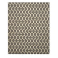 thumbnail image 1 of Hand-tufted Wool Gray Transitional Geometric Chain-Link Rug, 1 of 4