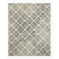 thumbnail image 1 of Hand-tufted Wool Gray Transitional Geometric Tie-dye Moroccan Rug, 1 of 3