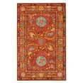 thumbnail image 1 of Hand-tufted Wool Rust Traditional Floral  Rug, 1 of 1